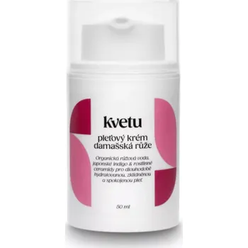 Pleťový krém Kvetu Pleťový krém Damašská růže, 50ml