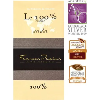 Čokoláda Francois Pralus Čokoláda Madagascar Criollo Bio Le 100% 100 g