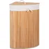 Koš na prádlo Springos Bambus rohový koš na prádlo 73 l