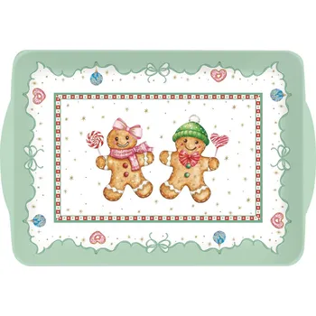 Talíř Easy Life Plastový servírovací tác Sweet Christmas