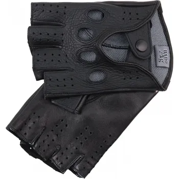 Rukavice Špongr Řidičské rukavice BOHEM BP z černé jelení kůže s podšívkou NanoAg Velikost: 8 1/2"