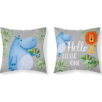 Povlak na dekorativní polštářek DETEXPOL Povlak na polštářek Hrošík Bavlna, 40/40 cm