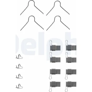 Přislušenství brzdového systému Sada příslušenství, obložení kotoučové brzdy DELPHI LX0131