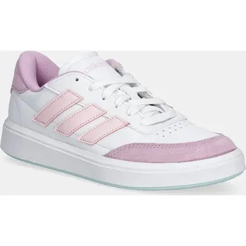 Dětská móda Dětské sneakers boty adidas COURTBLOCK JH8566 bílá 00X, EUR 38 2/3