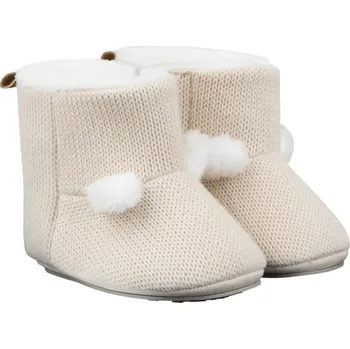 Dětská sportovní obuv Dětské teplé pletené capáčky s protiskluzovou podrážkou Sterntaler - 5302514 béžové Velikost: 19/20