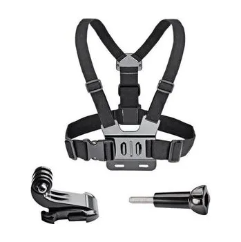 Digitální kamera Szelki regulowane na kamerę sportową z obrotowym trójnogiem i stojakiem na telefon