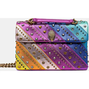 Kabelka Kožená kabelka Kurt Geiger London KENSINGTON 4701269109 modrá 55X, vel. ONE SIZE