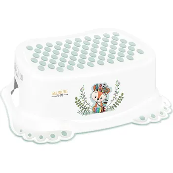 Stolička TEGA Baby Wild & Free protiskluzové stupátko bílé/liška