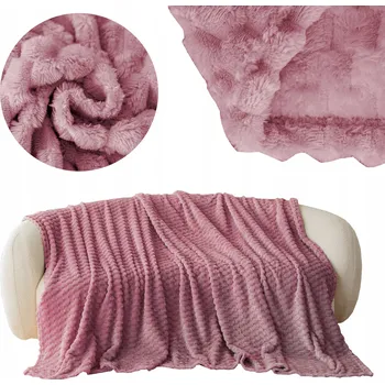 Prostěradlo Přikrývka Łóżkoholicy z mikrovlákna 160 cm x 200 cm růžová