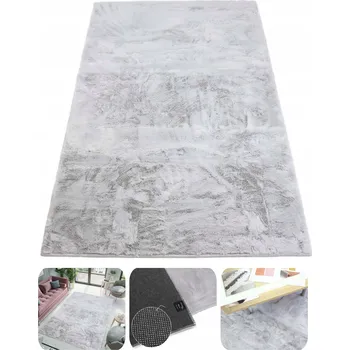 Koberec Koberec ELSIMONE CARPET šedý obdélníkový polyester 160x120 cm