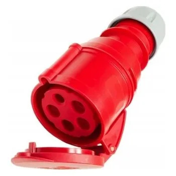 Elektrická zásuvka Elektrická Zásuvka vodotěsná Hydron červená