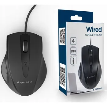 Myš Drátová myš Gembird GB9619, optický senzor