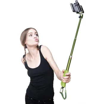 Selfie tyč Selfie tyč / Držák Rollei zelený