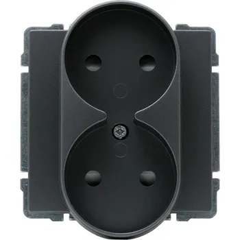 Elektrická zásuvka Elektrická Zásuvka nástěnná Kos-Elektro System šedá