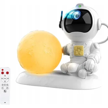 Projektor HVĚZDNÝ PROJEKTOR PLANETÁRIUM OTOČNÁ NOČNÍ LAMPA LED USB +7 PROJEKCÍ