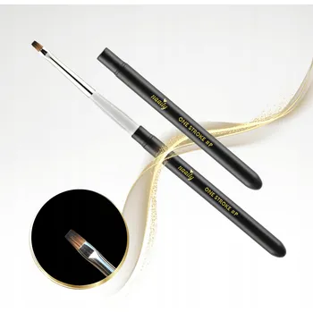 Kosmetický štětec Štětec na zdobení ONE STROKE - ROVNÝ premium Naaily