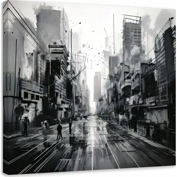 Obraz Obraz do ložnice, Ulice Město Architektura 40x40