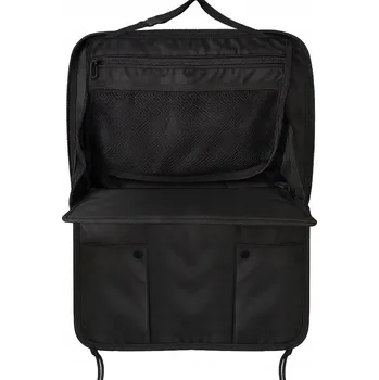 Organizér do auta ORGANIZÉR, OCHRANNÝ KRYT NA SEDADLO S POLICÍ NA LAPTOP, ČERNÝ