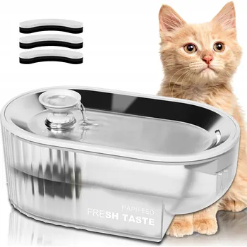 Miska pro psa Pítko s fontánkou GLOBANI kovové 2500 ml