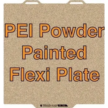 Příslušenství k 3D tiskárně Wham Bam Flexibilní ocelová deska s PEI povrchem, práškově lakovaná 184x184 mm (Bambu Lab A1 Mini)
