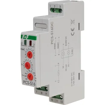 Relé F&F PCS-516UNI Časové relé 10-funkční, kontakt: 1 přepínací (NO/NC) 12-264V AC/DC