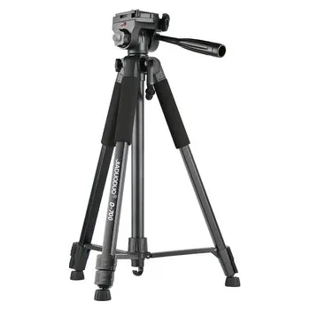 Digitální kamera Aluminiowy statyw fotograficzny z regulowaną podstawą - szary