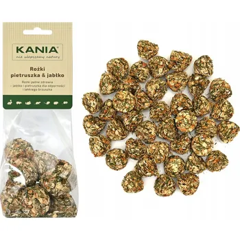 Krmivo pro hlodavce Rożki pietruszka & jabłko Krmivo králíky, morčata a hlodavce 10 Ks . KANIA