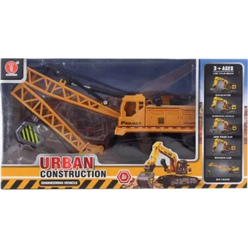 autíčko Jeřáb kovový pro děti