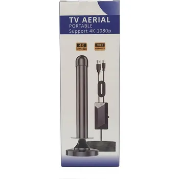 Televizní anténa Vnitřní televizní anténa Aerial Portable Support 4 k 1080 p se zesilovačem