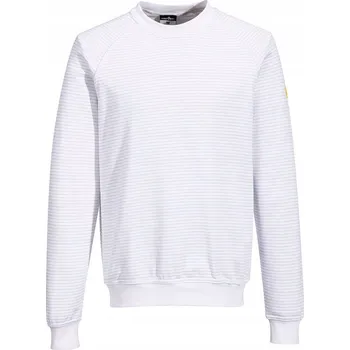 Pracovní obuv Antistatická Mikina z vel. vláken EN 1149 ESD L Bílá R