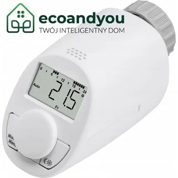 Hlavice pro radiátor Programovatelná termostatická hlavice Eqiva N2 s týdenním programem + adaptér Danfoss RA