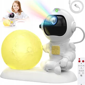 Noční světlo LED PROJEKTOR NOČNÍ OBLOHY S DÁLKOVÝM OVLÁDÁNÍM A ČASOVAČEM AUTOMATICKÉHO VYPNUTÍ