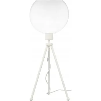 Stojací lampa Stojací lampa bílá NEPTUN Mini s bílou koulí venus