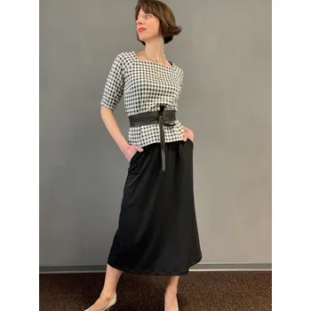 Dámská sukně Sukně Kyra Vanora černá delší splývavá Velikost: 40