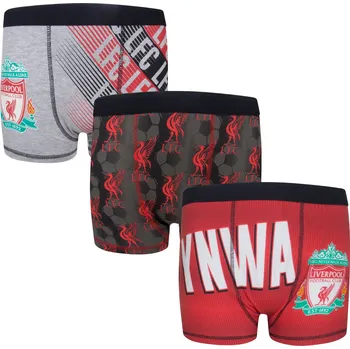 Chlapecké spodní prádlo Liverpool FC Chlapecké boxerky Liverpool FC, sada 3 ks Velikost: 7-8 r