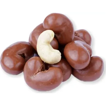 Kešu ořechy v mléčné čokoládě 250g