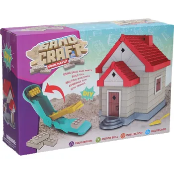 kinetický písek MAGICKÝ PÍSEK - sada DŮM