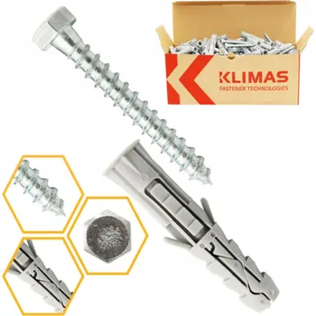 Vrták Hmoždinky do betonu Wkręt-Met KKX-10080 10x80 mm, 100 kusů