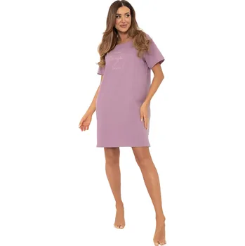 Dámská noční košile Dámská noční košile ITALIAN FASHION KSARA krátký rukáv vřes L 0