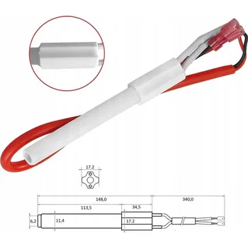 Zapalovač Zapalovač Pellas topné těleso pelet 300W keramické