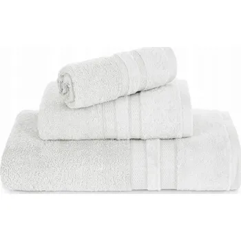 Ručník RUČNÍK KOUPELNOVÝ STŘEDNÍ 1 KS PORTO (01) 50x90 CM BÍLÝ