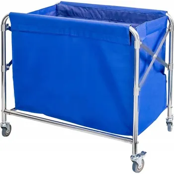 Koš na prádlo Volně stojící koš na prádlo Mega-M 400 l modrý