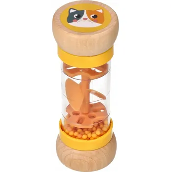 Hračka pro kojence DEŠŤOVÁ SPRCHA SENZORICKÁ HRAČKA PRŮHLEDNÁ KUTÁLEC CHRASTÍTKO KOŤÁTKO