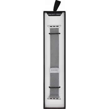 Pouzdro na mobilní telefon Náramek GlacierX pro Apple, stříbrný