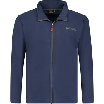 Pánská mikina ADAMO mikina pánská 169923 fleece nadměrná velikost tmavě modrá 7XL