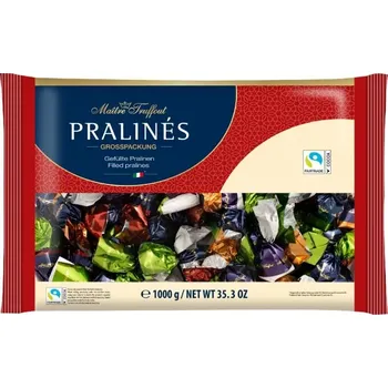 Cukrovinka Maitre Truffout Směs mléčných čokoládových pralinek 1kg (Maitre Truffout Směs mléčných čokoládových pralinek 1kg)