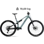 Haibike LYKE CF 11 - carbon/sand/lime - gloss velikost rámu XL