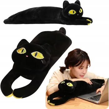 plyšák PLYŠÁK KOČKA KOTĚ DLOUHÁ ČERNÁ 70 CM