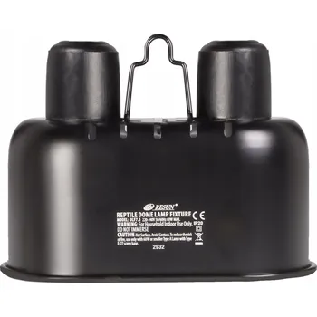 Osvětlení do terária Dvojitá lampa do terária Resun E27 2x60W