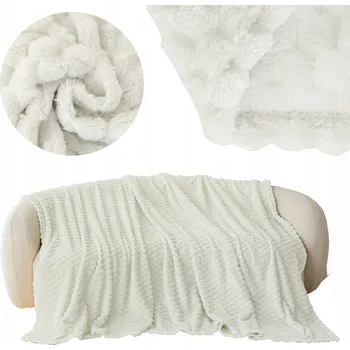 Prostěradlo Deka Łóżkoholicy z mikrovlákna 160 cm x 200 cm bílá